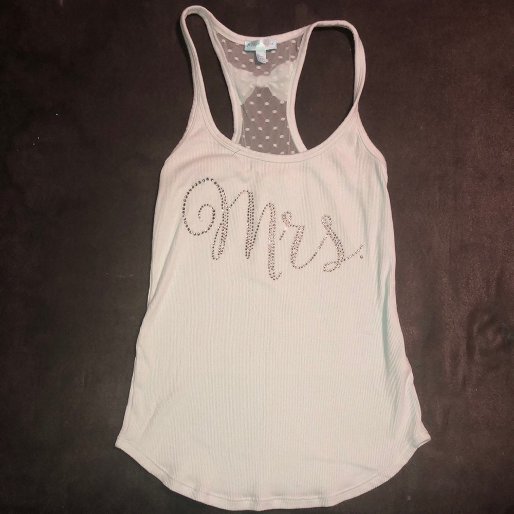 Betsy Johnson MRS Ribbed Tank Top SiZE SMALL